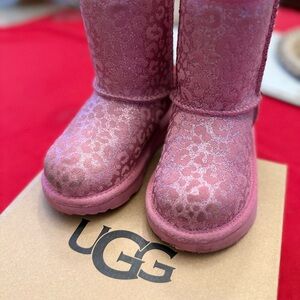 UGG Pink Leopard Boots